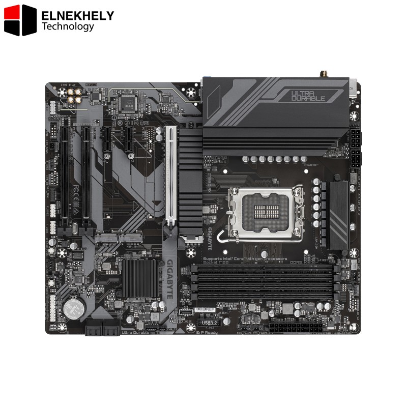 GIGABYTE Z790 D AX DDR5 ATX Motherboard – LGA 1700, PCIe 5.0, Wi-Fi 6E, DDR5 Memory Support, M.2 Slots, High-Performance Platform for Intel 12th/13th/14th Gen CPUs