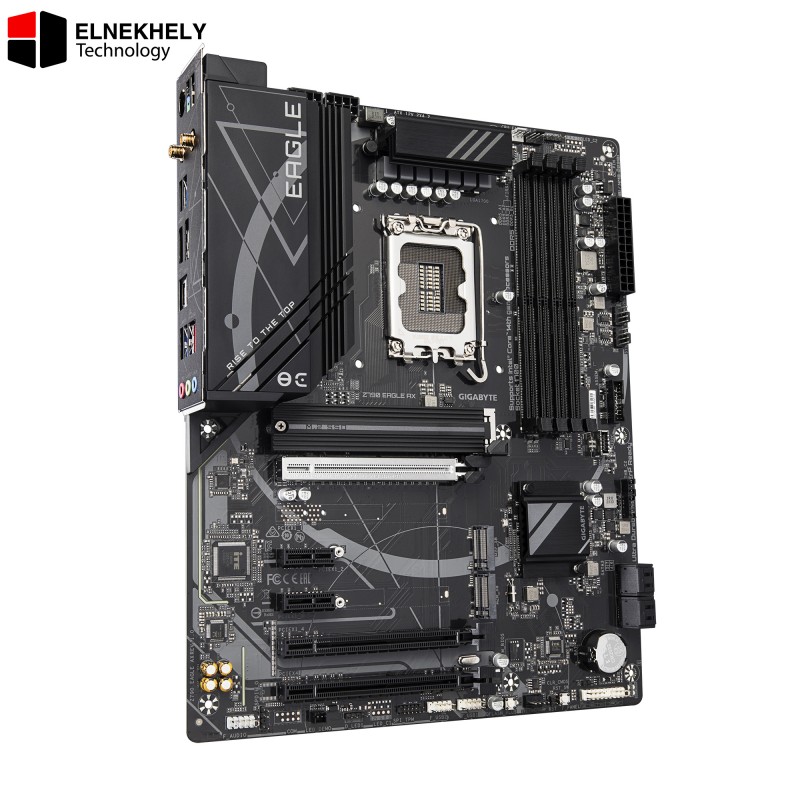 GIGABYTE Z790 EAGLE AX (Rev. 1.x) ATX Motherboard – Intel Z790 Chipset, LGA1700, DDR5, PCIe 5.0, Wi-Fi 6E, High-Performance Motherboard for Intel 13th/14th Gen CPUs