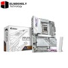 GIGABYTE X870E AORUS ELITE WiFi7 ICE Motherboard – AMD AM5, DDR5, PCIe 5.0, USB4, 2.5GbE LAN, White Edition