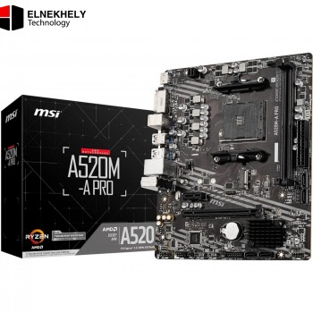 MSI A520M-A PRO AMD AM4 Micro-ATX Motherboard