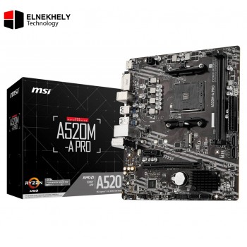 MSI A520M-A PRO AMD AM4 Micro-ATX Motherboard