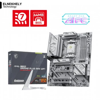 MSI MAG B850 GAMING PLUS MAX WIFI AMD AM5 ATX Motherboard