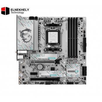 MSI B850M GAMING PLUS WIFI Micro-ATX Motherboard – AM5 Socket, DDR5 Support, PCIe 5.0, M.2 Slots, Wi-Fi 6E, 2.5Gb LAN, High-Performance Power Design for Next-Gen AMD Ryzen CPUs