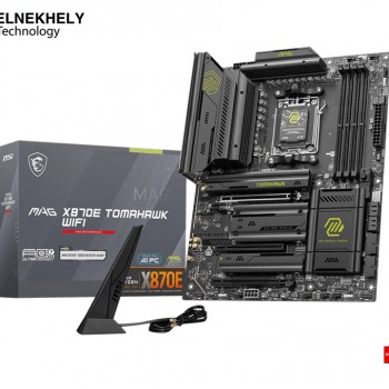 MSI MAG X870E TOMAHAWK WIFI Motherboard – AMD AM5 Socket, DDR5 Support, PCIe 5.0, Wi-Fi 7, 5G LAN, USB 40Gbps, Supplemental PCIe Power, EZ DIY Features, Compatible with Ryzen 9000 Series