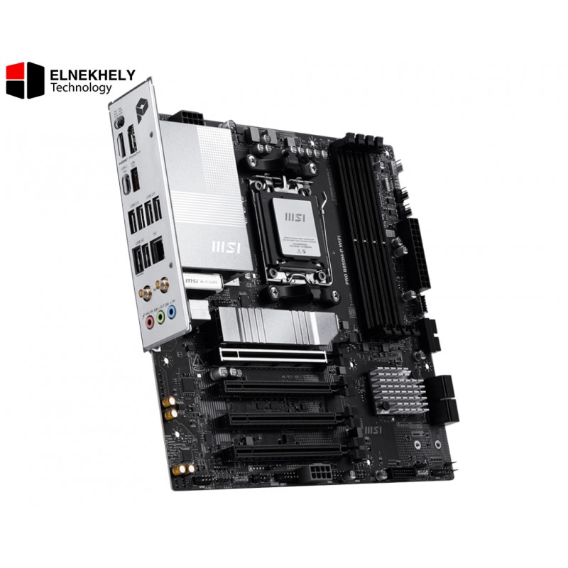 MSI PRO B850-P WiFi ATX Motherboard – AM5 Socket, Supports AMD Ryzen 9000 / 8000 / 7000 Series Processors, DDR5 Memory, WiFi 6E, PCIe 5.0, High-Performance Professional Platform