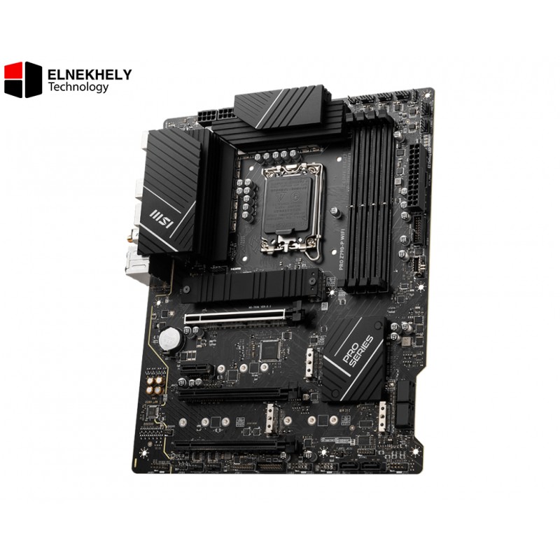 MSI PRO Z790-P WIFI Motherboard – LGA1700, Intel 12th/13th/14th Gen Support, DDR5, PCIe 5.0, WiFi 6, 2.5G LAN, M.2 Gen4 Slots, ATX Form Factor
