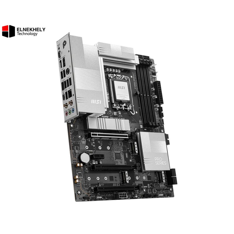 MSI PRO Z890-P WiFi Motherboard - Socket LGA 1851, PCIe 5.0, DDR5, Wi-Fi 7, Thunderbolt 4 MSI PRO Z890-P WiFi Motherboard - Socket LGA 1851, PCIe 5.0, DDR5, Wi-Fi 7, Thunderbolt 4