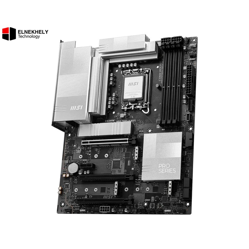 MSI PRO Z890-P WiFi Motherboard - Socket LGA 1851, PCIe 5.0, DDR5, Wi-Fi 7, Thunderbolt 4 MSI PRO Z890-P WiFi Motherboard - Socket LGA 1851, PCIe 5.0, DDR5, Wi-Fi 7, Thunderbolt 4