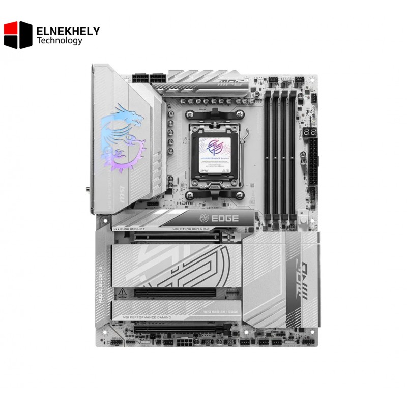 MSI MPG X870E EDGE TI WIFI Motherboard - Socket AM5, PCIe 5.0, DDR5, Wi-Fi 7 MSI MPG X870E EDGE TI WIFI Motherboard - Socket AM5, PCIe 5.0, DDR5, Wi-Fi 7