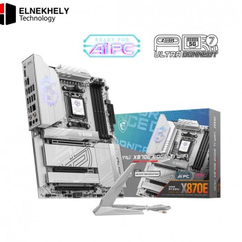 MSI MPG X870E EDGE TI WIFI Motherboard - Socket AM5, PCIe 5.0, DDR5, Wi-Fi 7