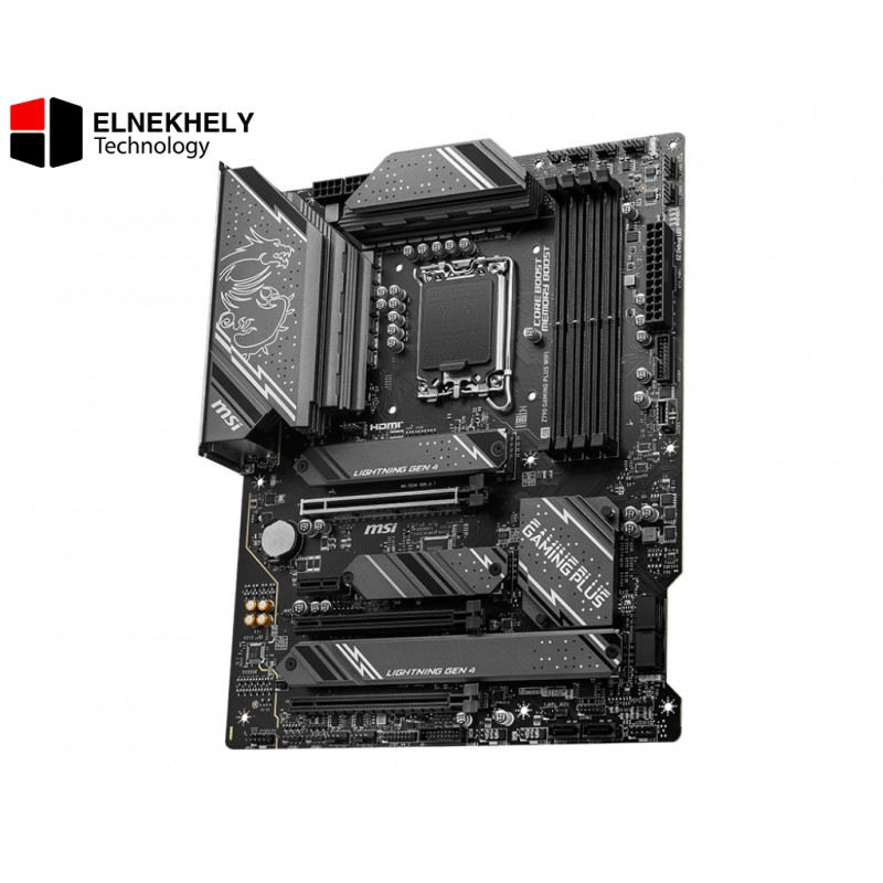 Z790 GAMING PLUS WIFI Motherboard – ATX, Intel 14th/13th Gen LGA1700 Support, DDR5, PCIe 5.0, Wi-Fi 6E, 2.5Gb LAN, USB 3.2 Gen 2x2, High-Performance Gaming & Productivity