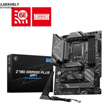 Z790 GAMING PLUS WIFI Motherboard – ATX, Intel 14th/13th Gen LGA1700 Support, DDR5, PCIe 5.0, Wi-Fi 6E, 2.5Gb LAN, USB 3.2 Gen 2x2, High-Performance Gaming & Productivity