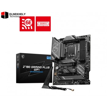 Z790 GAMING PLUS WIFI Motherboard – ATX, Intel 14th/13th Gen LGA1700 Support, DDR5, PCIe 5.0, Wi-Fi 6E, 2.5Gb LAN, USB 3.2 Gen 2x2, High-Performance Gaming & Productivity