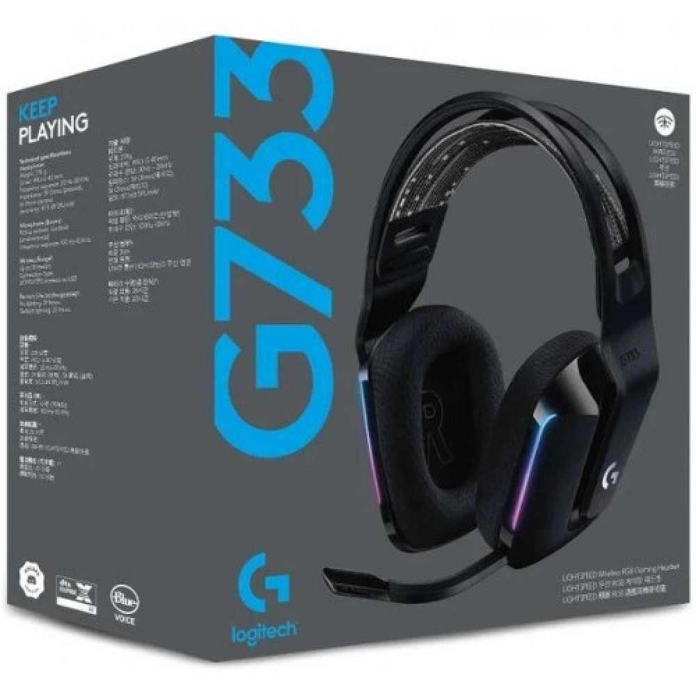 Logitech G733 Lightspeed Wireless RGB Gaming Headset 