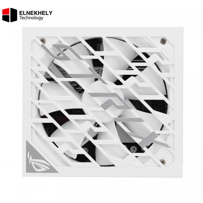 ASUS ROG Strix 1000W Platinum Fully Modular White Edtion PSU, 80 PLUS Platinum Efficiency, Active PFC, GaN MOSFET, ATX 3.1 Compatible, Cybernetic Lambda A+, Dual Ball Fan Bearings, White ASUS ROG Strix 1000W Platinum Fully Modular White Edtion PSU, 80 PLUS Platinum Efficiency, Active PFC, GaN MOSFET, ATX 3.1 Compatible, Cybernetic Lambda A+, Dual Ball Fan Bearings, White