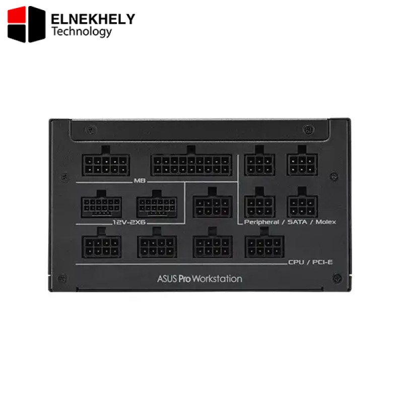 ASUS Pro WS 1600W 80 Plus Platinum ATX 3.1 Fully Modular Workstation Power Supply – Dual 16-Pin PCIe 5.1 ASUS Pro WS 1600W 80 Plus Platinum ATX 3.1 Fully Modular Workstation Power Supply – Dual 16-Pin PCIe 5.1