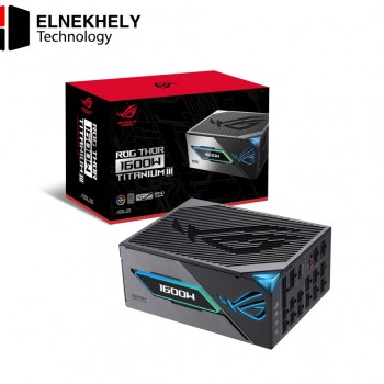 ASUS ROG THOR 1600W Titanium III – 80 Plus Titanium, Fully Modular Power Supply, ATX 3.1, OLED Display, RGB Lighting