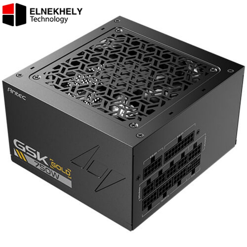 ANTEC GSK750 ATX 3.1 Power Supply – 750W Full Modular PSU, 80 Plus Gold Certified, PCIe 5.1 & ATX 12V 3.1 Support, PhaseWave Design, 100% Japanese Capacitors, Zero RPM Mode, 120mm Silent Fan, ANTEC GSK750 ATX 3.1 Power Supply – 750W Full Modular PSU, 80 Plus Gold Certified, PCIe 5.1 & ATX 12V 3.1 Support, PhaseWave Design, 100% Japanese Capacitors, Zero RPM Mode, 120mm Silent Fan,