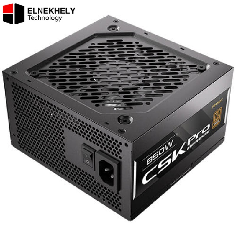 Antec CSK850 PRO 850W Semi-Modular Power Supply – 80 Plus Bronze, ATX 3.1 Compliant, PCIe 5.1 12V-2x6 (12VHPWR) Connector, 120mm Silent Fan, High-Performance PSU for Desktop Builds