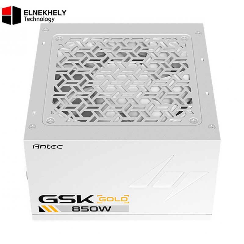ANTEC GSK850 ATX 3.1 White Power Supply – 850W 80 Plus Gold, Full Modular PSU, PCIe 5.1 & ATX12V 3.1 Support, Japanese Capacitors, PhaseWave Design, Zero RPM Silent Fan Mode, 120mm White Fan, 100–240V Input ANTEC GSK850 ATX 3.1 White Power Supply – 850W 80 Plus Gold, Full Modular PSU, PCIe 5.1 & ATX12V 3.1 Support, Japanese Capacitors, PhaseWave Design, Zero RPM Silent Fan Mode, 120mm White Fan, 100–240V Input