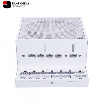 Lian Li Edge EG1300 1300W 80 Plus Platinum ATX 3.1 Fully Modular Power Supply – High-Efficiency PSU with Silent FDB Fan, White