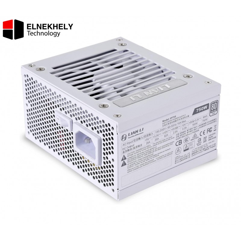 Lian Li SP750 750W SFX PSU – 80+ Gold, Fully Modular, Compact Design – White Options