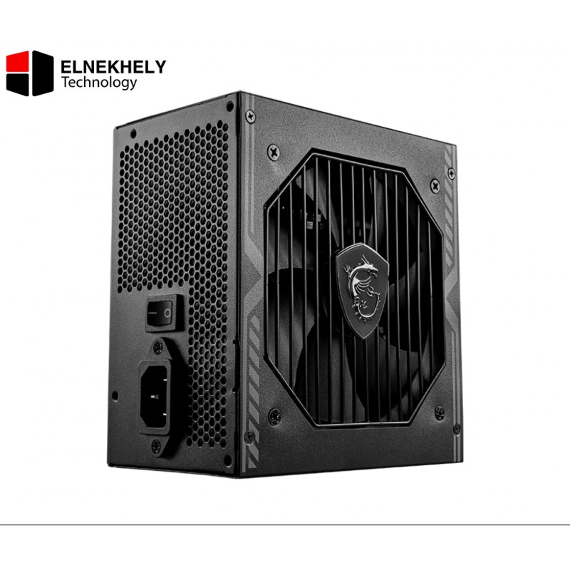 MSI MAG A750BN PCIe 5 750W Power Supply – 80 Plus Bronze, ATX, Non-Modular, 120mm Fan, PCIe 5.0 16-Pin Support, Active PFC, Full Safety Protection