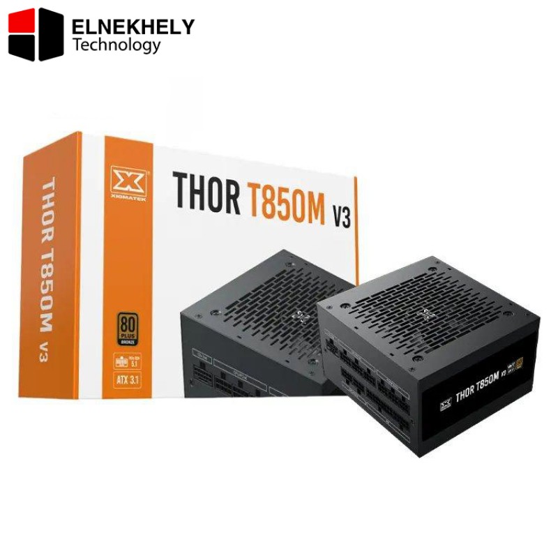 Xigmatek Thor T850M V3 850W 80 Plus Bronze Power Supply – ATX 3.1, PCIe 5.0, Fully Modular High-Performance PSU