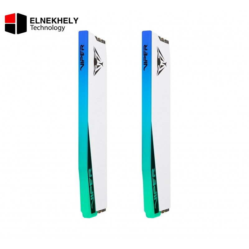 Patriot Viper Elite 5 RGB DDR5 RAM 32GB (2x16GB) 6400MT/s CL32 UDIMM Desktop Gaming Memory Kit  – High-Performance RGB Overclocking RAM