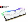 TEAMGROUP T-Force Delta RGB DDR5 32GB (2x16GB) 6400MHz CL38 White Dual Channel High Performance Desktop Gaming Kit with Intel XMP 3.0 Support