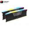 Corsair Vengeance RGB DDR5 RAM 48GB (2x24GB) 6000MHz CL36 UDIMM Desktop Memory Kit - Black