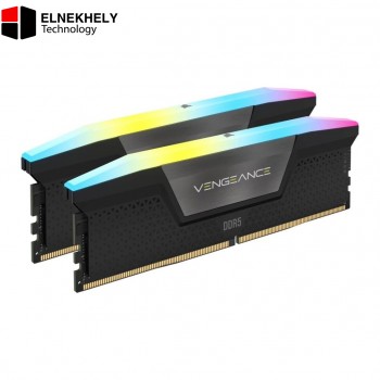 Corsair Vengeance RGB DDR5 RAM 48GB (2x24GB) 6000MHz CL36 UDIMM Desktop Memory Kit - Black