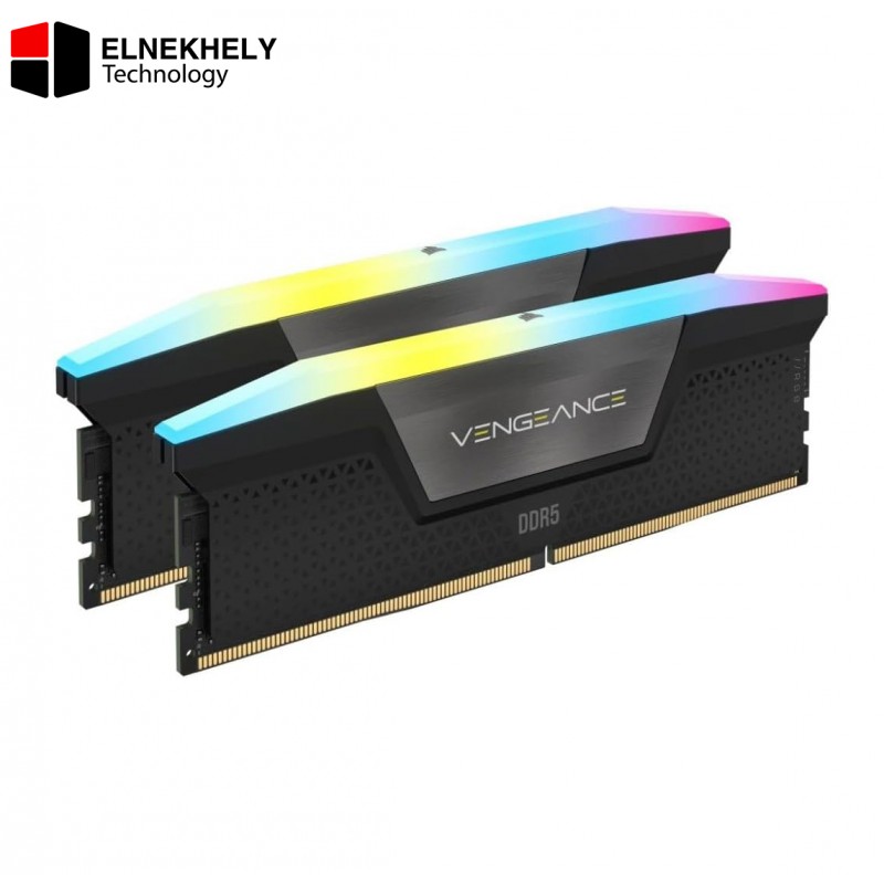 Corsair Vengeance RGB DDR5 RAM 48GB (2x24GB) 6000MHz CL36 UDIMM Desktop Memory Kit - Black