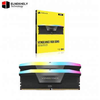 Corsair Vengeance RGB DDR5 RAM 48GB (2x24GB) 6000MHz CL36 UDIMM Desktop Memory Kit - Black