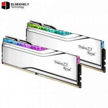 G.Skill Trident Z5 Royal Neo RGB 32GB Kit (2x16GB) DDR5 8000MT/s CL38 Silver Desktop RAM – AMD EXPO