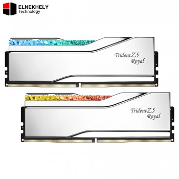 G.Skill Trident Z5 Royal Neo RGB 32GB Kit (2x16GB) DDR5 8000MT/s CL38 Silver Desktop RAM – AMD EXPO