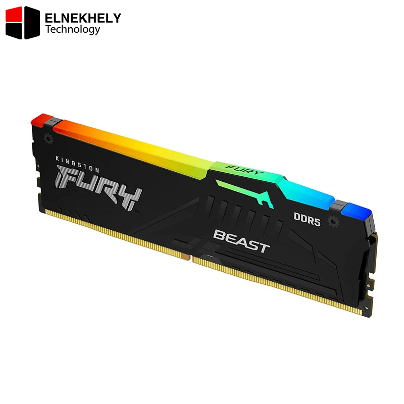 Kingston FURY Beast RGB 32GB Kit (2x16GB) DDR5 6000MT/s CL30 Desktop Gaming RAM Kingston FURY Beast RGB 32GB Kit (2x16GB) DDR5 6000MT/s CL30 Desktop Gaming RAM