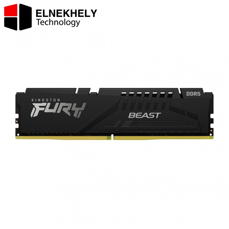 Kingston Fury Beast 16GB DDR5 6000MT/s CL36 EXPO Support Performance Desktop RAM Module – High-Speed Overclocking, Low Latency, Enhanced Stability for AMD Systems