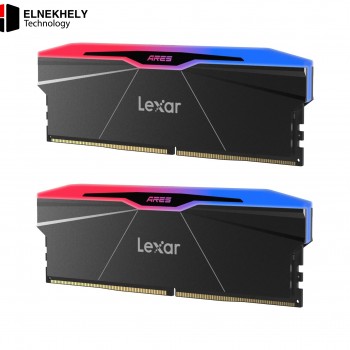 Lexar 32GB (2x16GB) ARES RGB DDR5 RAM 6000HZ CL30 Desktop Memory Black Lexar 32GB (2x16GB) ARES RGB DDR5 RAM 6000HZ CL30 Desktop Memory Black