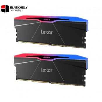 Lexar 32GB (2x16GB) ARES RGB DDR5 RAM 6000HZ CL30 Desktop Memory Black Lexar 32GB (2x16GB) ARES RGB DDR5 RAM 6000HZ CL30 Desktop Memory Black