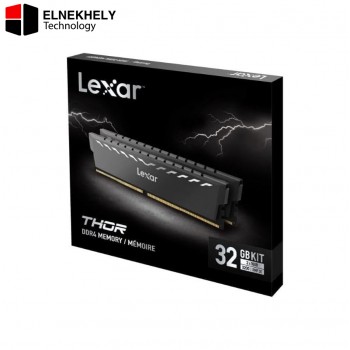 Lexar THOR Black 32GB Kit (2x16GB) DDR4 3200MHz CL16 Desktop Gaming Memory Lexar THOR Black 32GB Kit (2x16GB) DDR4 3200MHz CL16 Desktop Gaming Memory