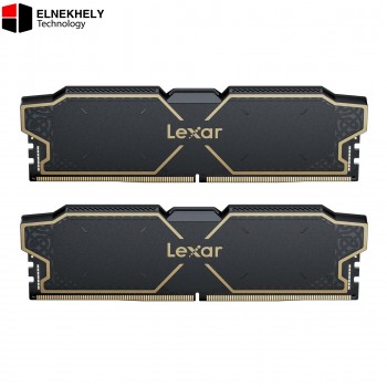 Lexar THOR OC DDR5 RAM 32GB (2x16GB) 6000MHz CL38 UDIMM Desktop Memory Kit - Black