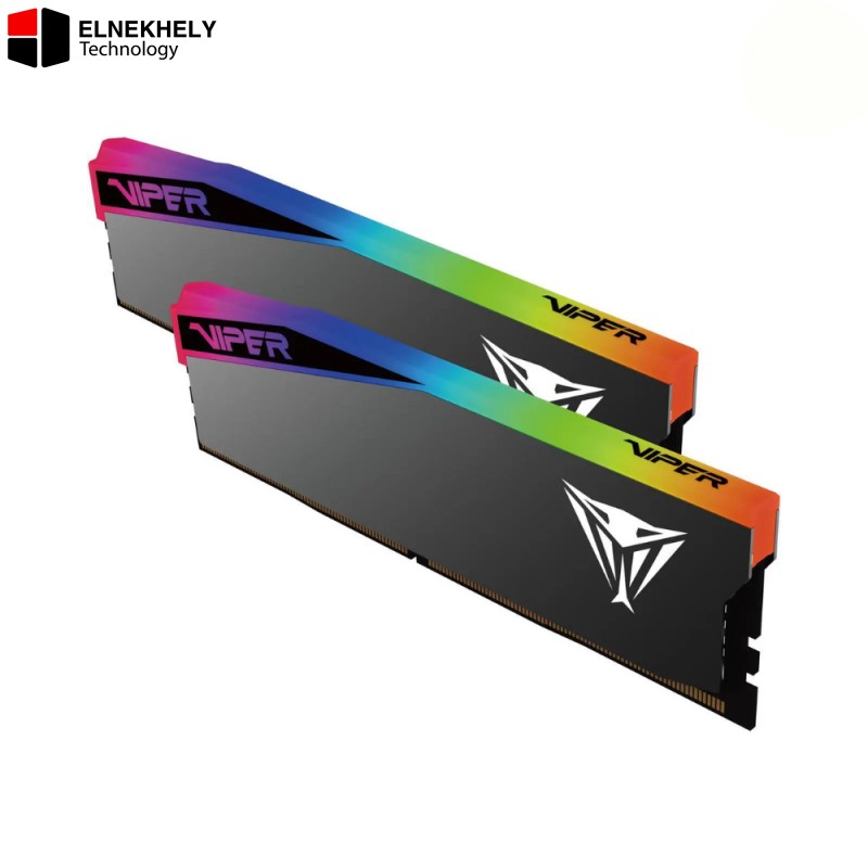 Patriot Viper Elite 5 Ultra RGB DDR5 RAM 64GB (2x32GB) 6000MT/s CL28 UDIMM Desktop Memory Kit - Black