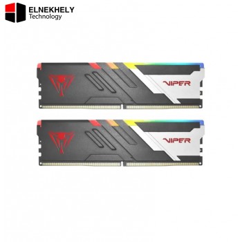 Patriot Viper Venom RGB DDR5 RAM 32GB (2x16GB) 6000MT/s CL30 UDIMM Desktop Memory Kit - Black