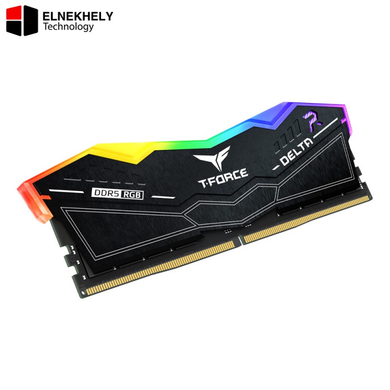 TEAMGROUP T-Force DELTA RGB DDR5 RAM 96GB (2x48GB) 6800MHz CL36 Desktop Memory Kit - Black