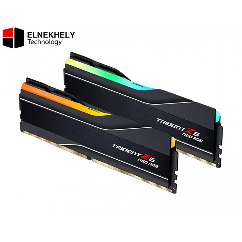 G.SKILL Trident Z5 Neo RGB Series (AMD Expo) DDR5 RAM 96GB (2X 48GB) 6000MT/s CL28-36-36-96 1.35V Desktop Computer Memory U-DIMM - Matte Black (F5-6000J2836F48GX2-TZ5NR)