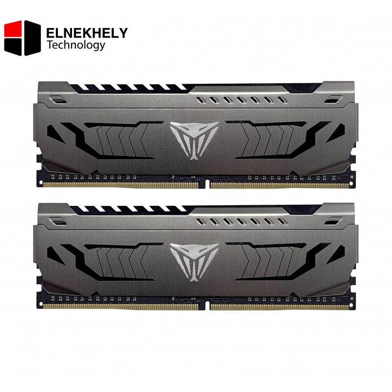 Patriot Viper Steel DDR4 RAM 32GB (2X16GB) 3200MHz CL16 1.35v UDIMM Desktop Gaming Memory Kit Compatible with XMP - PVS432G320C6K