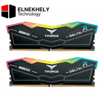 TEAMGROUP T-Force Delta RGB DDR5 32GB (2×16GB) 6400MHz CL32 Desktop RAM – Intel XMP & AMD EXPO Ready