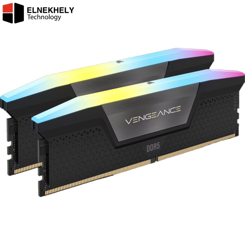 CORSAIR VENGEANCE RGB DDR5 64GB (2x32GB) 6000MT/s CL30 – High-Speed Desktop RAM for Intel, Black, Dynamic Ten-Zone RGB Lighting, XMP 3.0 Support CORSAIR VENGEANCE RGB DDR5 64GB (2x32GB) 6000MT/s CL30 – High-Speed Desktop RAM for Intel, Black, Dynamic Ten-Zone RGB Lighting, XMP 3.0 Support