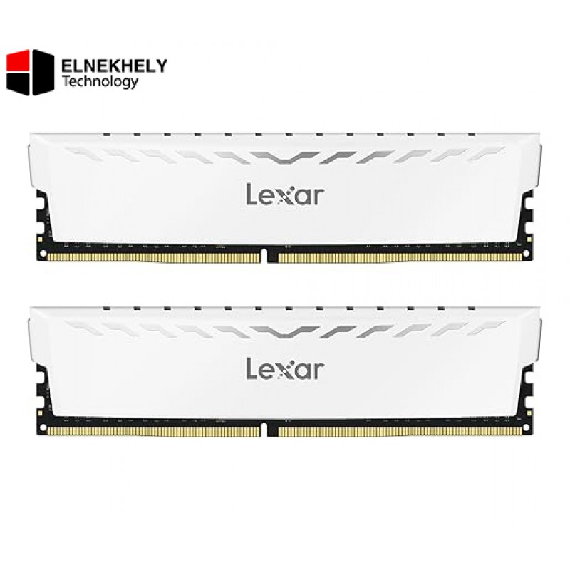 Lexar Thor DDR4 16GB (2x8GB) 3600MHz Desktop RAM | Gaming & High-Performance UDIMM DRAM | XMP 2.0, CL18, 288-Pin, 1.35V | LD4BU008G-R3600GDWG